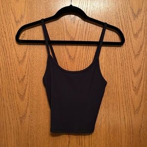American Eagle Cropped Ribbed Tank